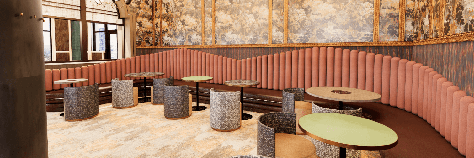 The Ember Lounge semi-private retreat at the Carmel
