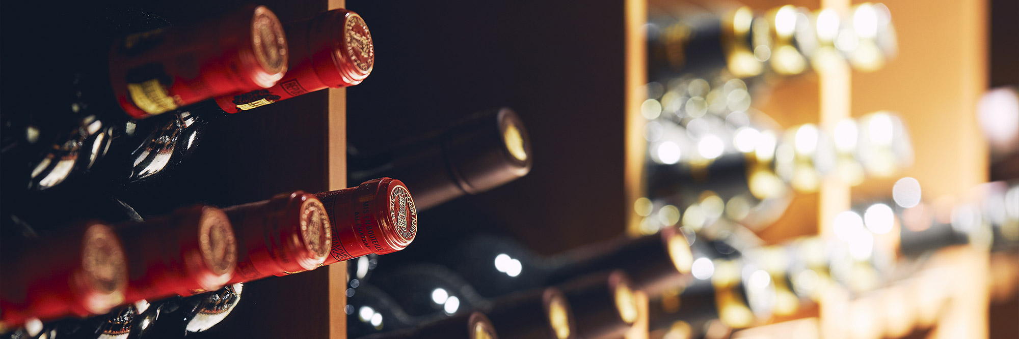 Wine rack at 1933 Lounge