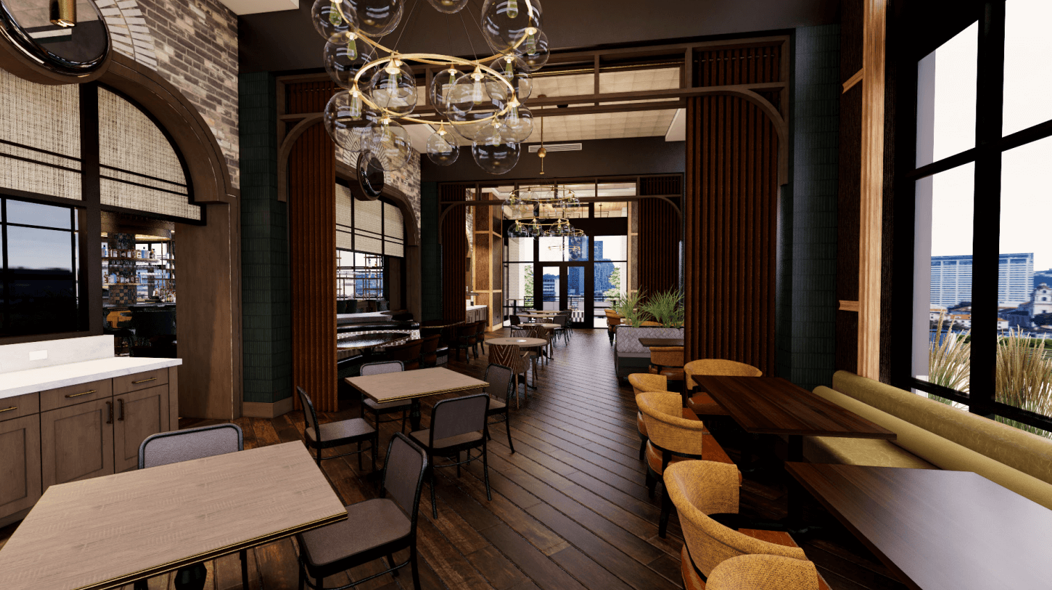 1933 Lounge open, airy ambiance